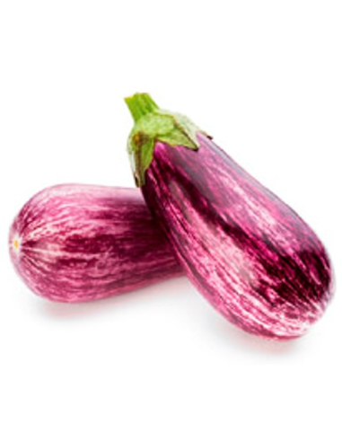  CAISSE AUBERGINE RAYÉ 5 KG
