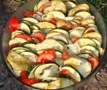 Tian de légumes (version sans riz)