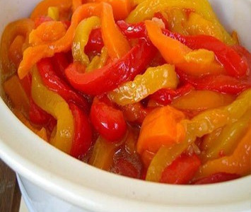Poivrons marinés