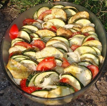 Tian de légumes (version sans riz)