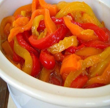 Poivrons marinés